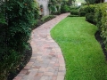 landscaping path through grass