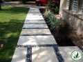 stone pavers path through grass Conroe, TX