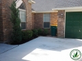 Driveway landscaping in Katy, TX