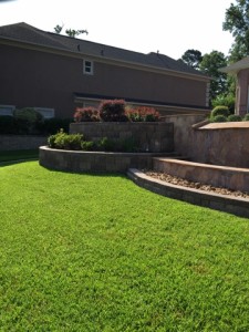 Front yard lawn Landscaping in Conroe, TX