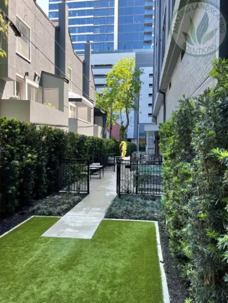 commercial landscaping artificial turf